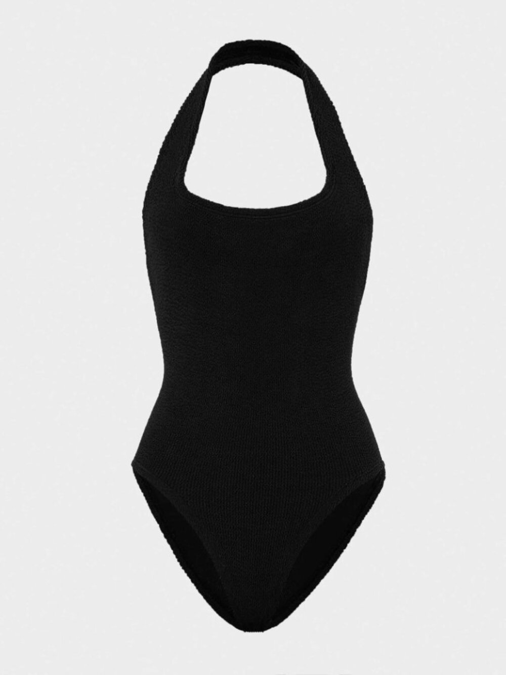 Hunza G 'Sandy' One Piece Halter - Black (OS)